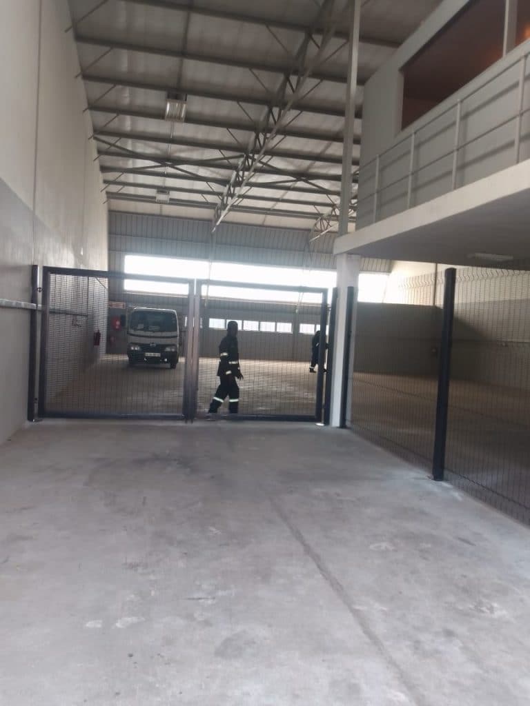 Security fencing enclosing a property